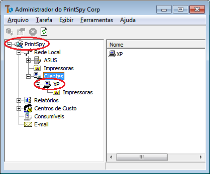 Selecione Clientes